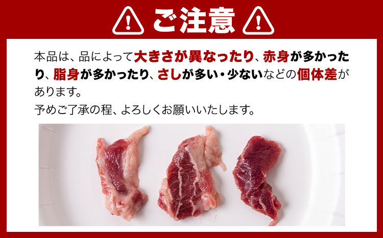 馬ひも焼肉用300g（50gx6袋） 肉 馬ひも 馬肉 熊本県大津町《90日以内に出荷予定(土日祝除く)》