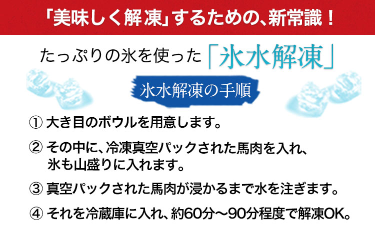 馬刺し 上赤身 ブロック 国産 熊本馬刺し 熊本肥育 冷凍 生食用 たれ付き(10ml×3袋) 100g×3セット 肉 期間限定 絶品 熊本県大津町《7月中旬-9月末頃出荷》