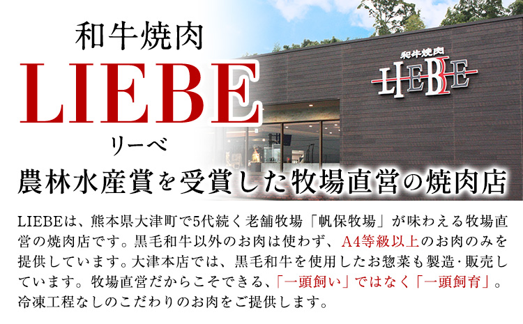 厳選 くまもと黒毛和牛 焼肉用食べ比べ4種 500g《30日以内に出荷予定(土日祝除く)》熊本県 大津町 和牛焼肉LIEBE くまもと黒毛和牛 厳選部位 上ロース ハラミ サガリ シンシン 冷蔵 リーベ