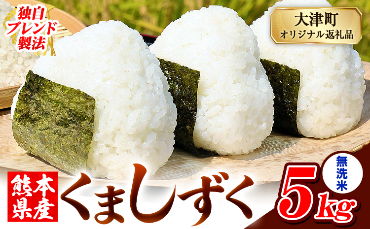 無洗米 熊本県産 ブレンド米 くましずく 5kg 熊本県産 ふるさと納税 無洗米 米 こめ ふるさとのうぜい コメ お米 おこめ《7-14日以内に出荷予定(土日祝除く)》