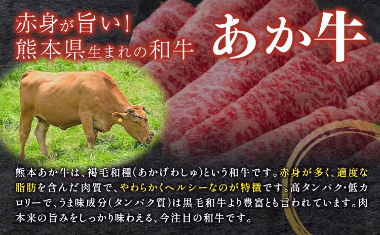 【12ヶ月定期便】あか牛 すきやき・しゃぶしゃぶ用 サーロイン肉1kg・馬刺し200g 食べ比べセット 計14.4kg 合同会社たべたせいか《お申し込みの翌月から出荷》牛肉 和牛 馬刺し セット 熊本県産 送料無料