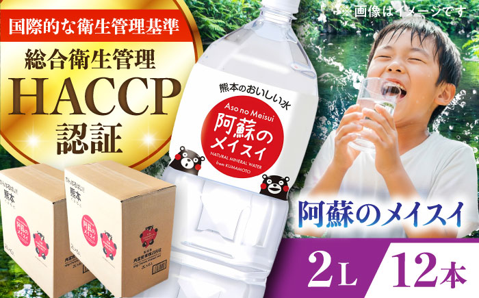 阿蘇のメイスイ 2L 計12本(6本×2ケース) 天然水 水 ミネラルウォーター 備蓄 熊本 菊陽町【丸富産業株式会社】 [BHDG006]
