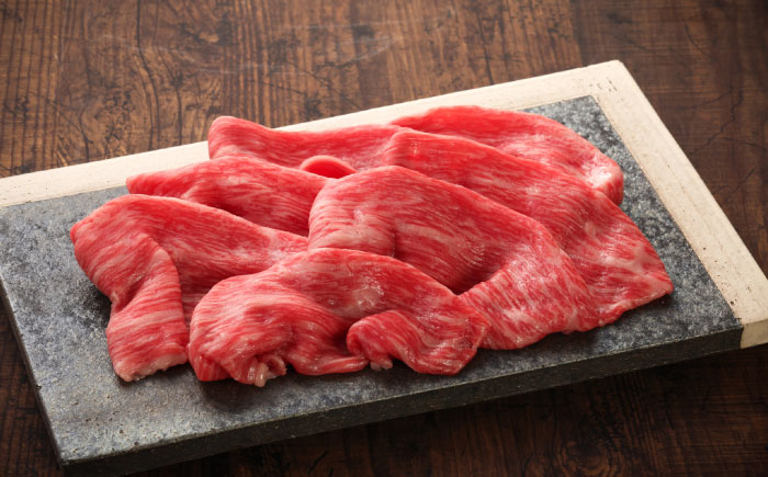 【GI認証】くまもとあか牛赤身モモスライス 約400g / 菊陽町 あかうし 熊本県 肉 にく niku ブランド 旨み 【有限会社 三協畜産】 [BHAS022]