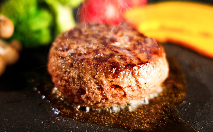 【全6回定期便】熊本和牛あか牛ハンバーグセット　約120g×6個 / 菊陽町 あかうし 熊本県 肉 にく niku ブランド 旨み【有限会社　三協畜産】 [BHAS034]