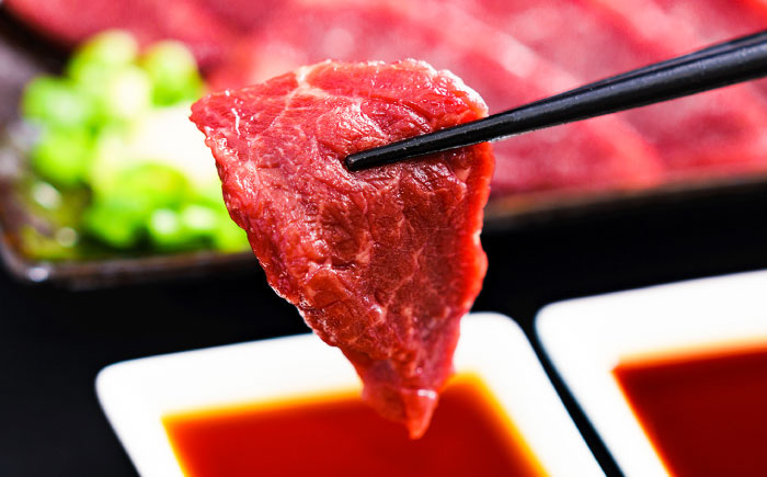 【冷蔵】純国産馬 赤身馬刺し盛り 計約1kg (約100g×10個) / ばさし 馬刺 あかみ 熊本馬刺し 熊本県 菊陽町【株式会社古閑ファーム】 [BHDF007]