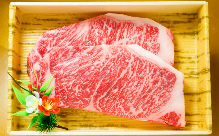 【全3回定期便】熊本和牛あか牛ロースステーキ 約200g×2枚 / 菊陽町 あかうし 熊本県 肉 にく niku ブランド 旨み【有限会社　三協畜産】 [BHAS036]