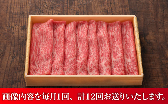 【全12回定期便】【GI認証】くまもとあか牛赤身モモスライス 約400g / 菊陽町 あかうし 熊本県 肉 にく niku ブランド 旨み 【有限会社 三協畜産】 [BHAS098]