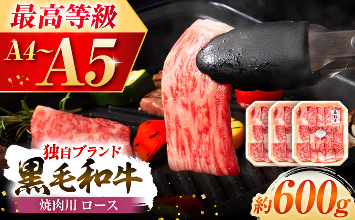 【年内発送は12月11日ご入金分まで！】フジチク 藤彩牛 ロース 焼肉用 約600g 牛肉 黒毛和牛 国産【株式会社フジチク】 [BHAD117]