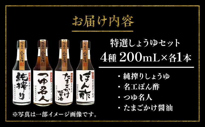 特選しょうゆセット【株式会社山内本店】 [BHAE082]