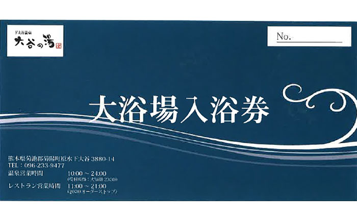 温泉入浴券 大谷の湯 日帰り温泉 入浴券 12枚【社会福祉法人青生会】 [BHCM002]