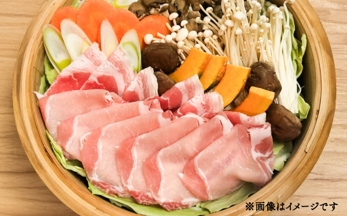 【香心ポーク】しゃぶ用 豚肉モモ (計約1kg)【有限会社コーシン】 [BHAH006]