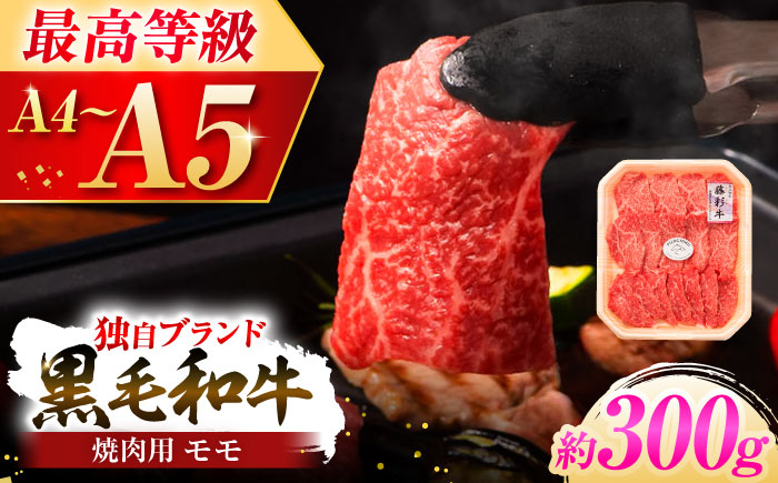 フジチク 藤彩牛 モモ 焼肉用 約300g 黒毛和牛 牛肉 国産[株式会社フジチク] [BHAD119]