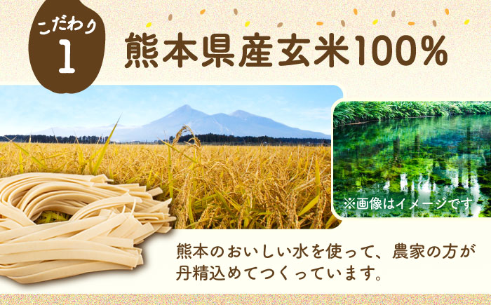 玄米パスタ フェットチーネ10袋セット / 玄米 パスタ 特産品 熊本【株式会社熊本玄米研究所】 [BHAF027]