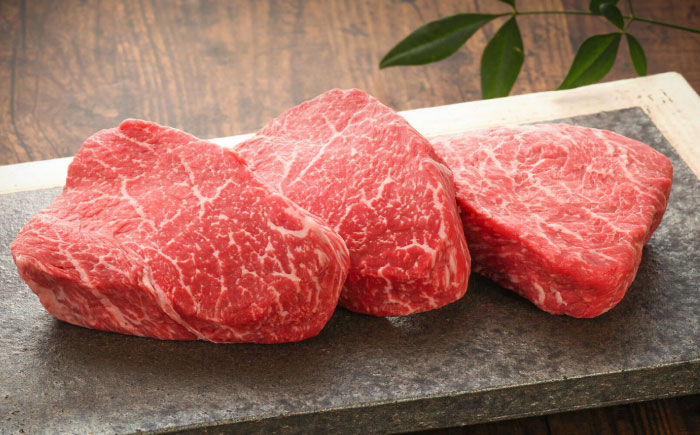 【全6回定期便】【GI認証】くまもとあか牛ランプステーキ 約150g×3枚 / 菊陽町 あかうし 熊本県 肉 にく niku ブランド 旨み 【有限会社 三協畜産】 [BHAS085]