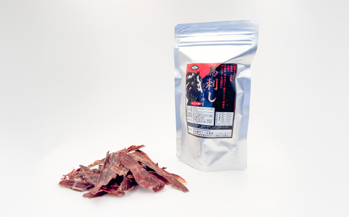 【全12回定期便】ペット用 馬刺しジャーキー 約100g(約50g×2) / ペットフード ドッグフード 愛犬 馬肉 ジャーキー おやつ ペットおやつ【五右衛門フーズ】 [BHCY064]