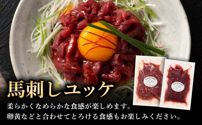 【全6回定期便】【本場・熊本特産】馬刺し4種の食べ比べ 3890【株式会社フジチク】 [BHAD064]