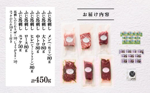 「本場・熊本」霜降り馬刺しと赤身の贅沢6種セット《30日以内に出荷予定(土日祝除く)》		