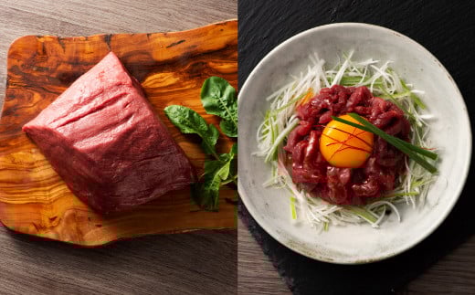 「本場・熊本特産」馬刺し4種の食べ比べ《30日以内に出荷予定(土日祝除く)》				