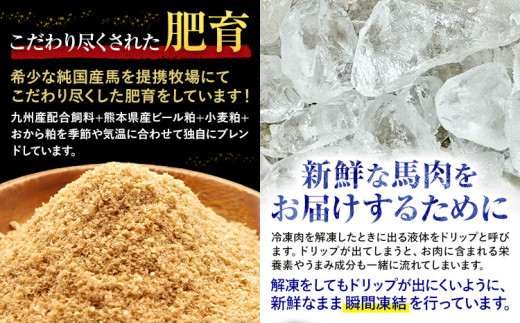 馬刺し 純国産 ウマウマ アラカルト Aセット（ふたえご） 専用醤油付き 50g ×5種 計250g 有限会社九州食肉産業《90日以内に出荷予定(土日祝除く)》熊本県 産山村 純国産 馬刺し 国産 熊本肥育 馬刺 馬肉 詰め合わせ 贈答用 ギフト お中元 お歳暮