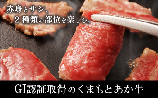 【NHKあさイチで紹介されました！】生産者直送!GI認証 くまもとあか牛 1kg すき焼き用 500g・焼き肉用500g 食べ比べセット《60日以内に出荷予定(土日祝除く)》山の里