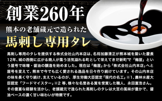 【6ヶ月定期便】馬刺し 赤身 馬刺し 500g 【純 国産 熊本 肥育】 たっぷり タレ付き 生食用 冷凍《お申込み月の翌月から出荷開始》