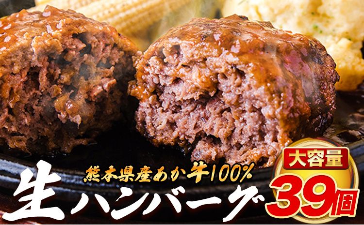 熊本県産あか牛100%生ハンバーグ 140g×13個入り3セット 合計5460g 《30日以内に出荷予定(土日祝除く)》熊本県産あか牛 冷凍