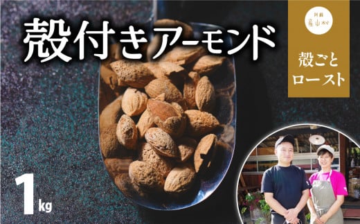 殻付きアーモンド　500g×2