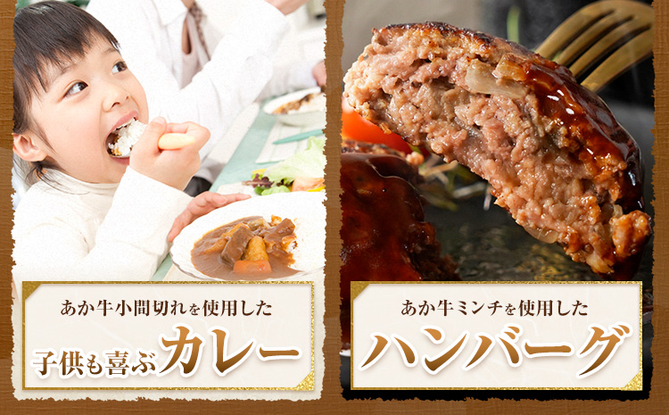 GI認証 くまもとあか牛 小間切れ 合計800g(200g×4パック) 民宿 山の里《60日以内に出荷予定(土日祝除く)》熊本県 産山村 あか牛 パック おかず 夕飯