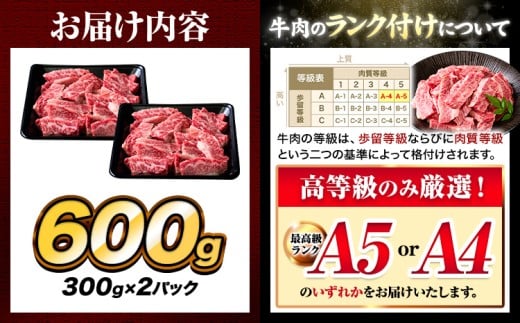 A4〜A5等級 黒毛和牛 切り落とし 上 カルビ 焼肉 切り落とし 600g 《30日以内に出荷予定(土日祝除く)》くまもと黒毛和牛 熊本県 産山村 上カルビ 焼肉用 黒毛和牛 焼肉 肉 お肉 和牛 A5 A4 300g 小分け