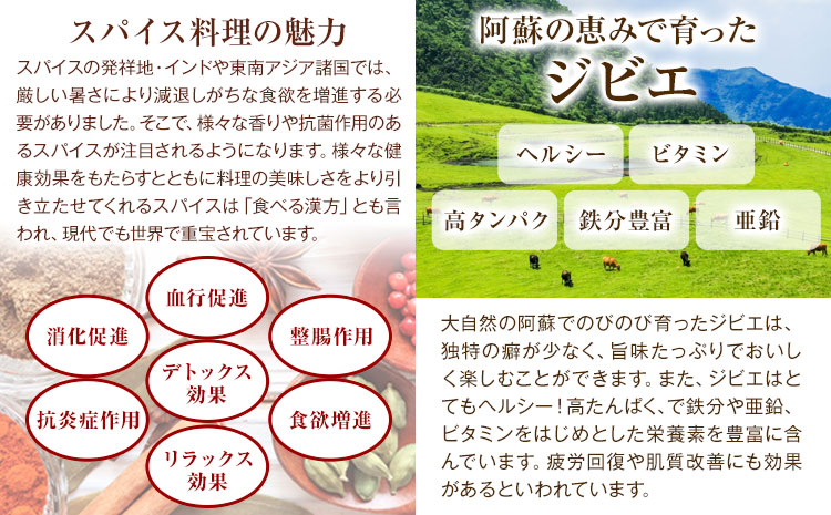 阿蘇の鹿キーマカレー＆阿蘇の猪カレー【2食セット】マサラキッチン 冷凍 鹿肉 猪肉 ジビエ ジビエカレー カレー スパイスカレー スパイス 冷凍カレー 絶品 贈答用 ギフト お中元 お歳暮 産山村 送料無料《60日以内に出荷予定(土日祝除く)》【配送不可地域あり】