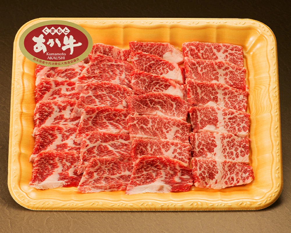 熊本県産 あか牛 カルビ 焼肉用 300g 肉 お肉 牛肉 和牛 赤牛 褐毛和牛 焼き肉 BBQ やきにく