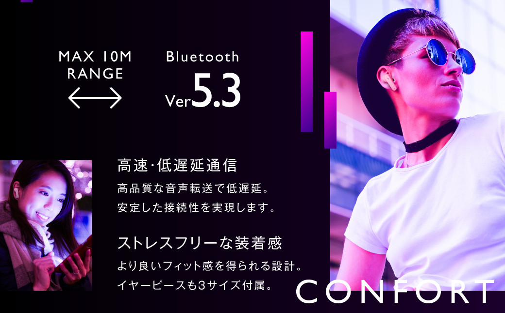 ã¯ã€ã€ã¬ã¹ã€ã€ãã³ ãã¯ã€ã ã«ãã«å Bluetooth Ver.5.3 ãæ¥æ¬è£œããã€ãºãã£ã³ã»ãªã³ã° iPhone Android ã¹ãã ãã€ã¯ é話 ãããã»ãã ãïŒLessã
