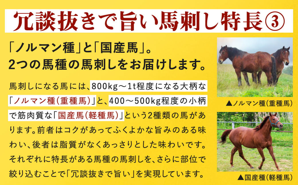 ふるさと納税 冗談抜きで旨い馬刺しセット／合計7〜8パック タレ付き 馬肉 馬刺し 馬刺  赤身 スライス 冷凍