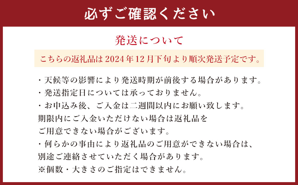 シルクスイート 5kg 秀品(A品) サイズ：S～L、23～26個 【2024年12月下旬～2025年3月下旬発送予定】