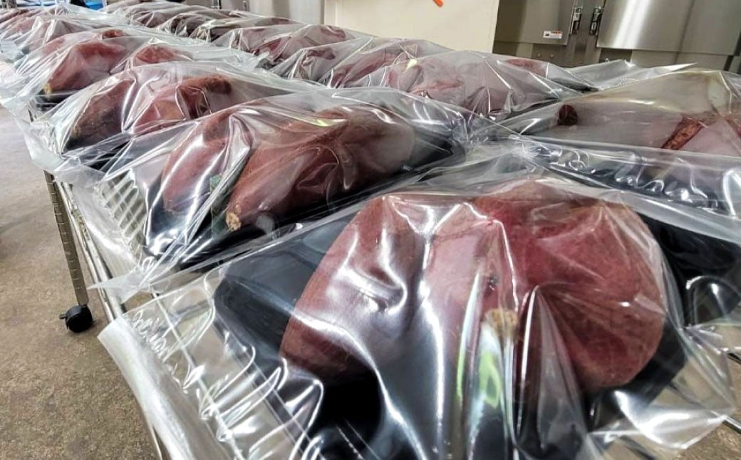 冷し焼き芋（西原シルク）Mサイズ 約300g×6パック入り（計約1.8kg） 焼き芋 やきいも 冷やし焼き芋 さつまいも サツマイモ セット 冷凍