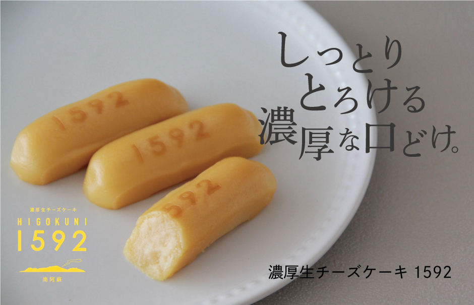南阿蘇のお菓子屋「古今堂」濃厚生チーズケーキ1592（16個入）