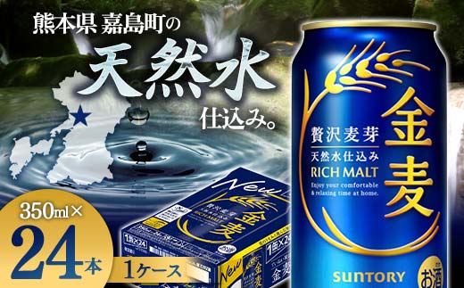 FKK19-04C_サントリー 金麦とあか牛切り落としセット 熊本県 嘉島町 ビール セット