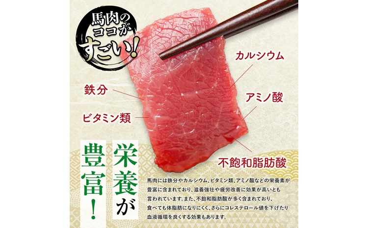 FK7-0328_馬刺し 4種詰合せセット「夢」 さくら肉 桜肉 馬肉 肉 食品