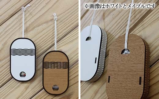 FKK22-148_ お守りケース楕円 ウォルナット