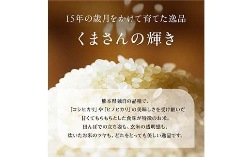 FK7-0226_【5カ月定期】【令和7年度産】【先行予約】嘉島町のおいしいお米（くまさんの輝き/白米） 5kg