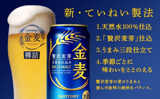 FKK22-240_【7/15～8/15配送】《のし対応》 サントリー 金麦 500ml×1ケース