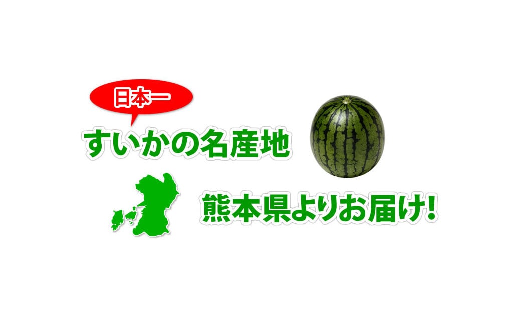 訳あり 小玉すいか 2玉 約2～3kg 送料無料 熊本すいか すいか 西瓜 ひとりじめ 果物 フルーツ 【2026年5月下旬～7月下旬発送予定】
