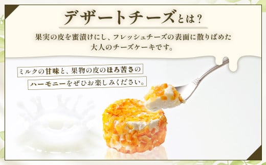 デザートチーズ セット 3種 オレンジラクト 甘夏 不知火 レモンラクト 各80g 計240g チーズ 生乳 乳製品
