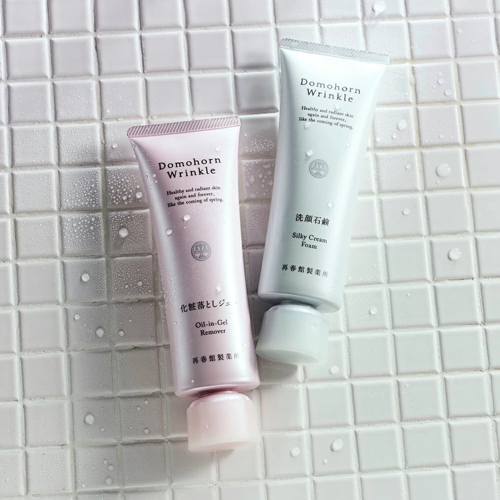 ドモホルンリンクル 贅沢洗顔セット 化粧落としジェル（110g） 洗顔石鹸（110g） 再春館製薬所 ドモホルンリンクル メイク落とし クレンジング オイル 保湿 洗顔フォーム 濃密泡 スキンケア 毛穴 黒ずみ