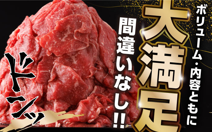 【全6回定期便】熊本県産 あか牛 切り落とし 合計6kg (500g×2P) 熊本 赤牛 褐牛 あかうし 褐毛和種 肥後 冷凍 国産 牛肉【五右衛門フーズ】[YBZ007] 