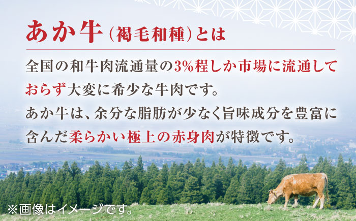 熊本県産 あか牛 あか牛丼セット もも肉 200g あか牛のたれ付き 熊本 赤牛 褐牛 あかうし 褐毛和種 肥後 冷凍 国産 牛肉【有限会社 三協畜産】[YCG025]