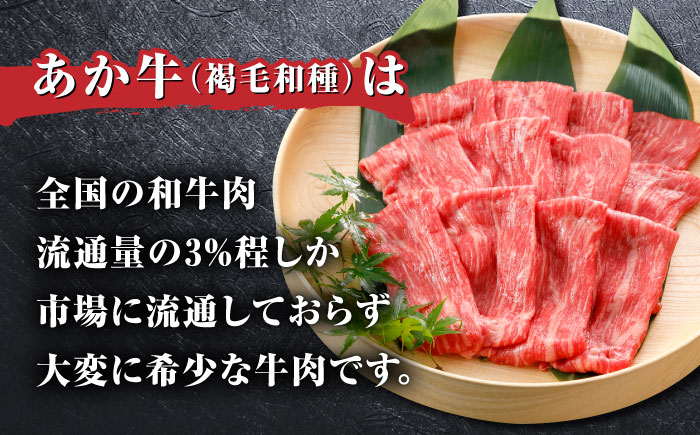 【全3回定期便】 肥後の赤牛 すきやき用 500g すき焼き すきやき しゃぶしゃぶ スライス 熊本 赤牛 褐牛 あかうし 褐毛和種 肥後 冷凍 国産 牛肉【やまのや】[YDF015] 