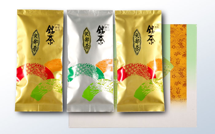 【全12回定期便】【化粧箱入り】飯開製茶 お茶 3点セット 矢部茶 玉緑茶 緑茶 熊本県産 山都町産【一般社団法人 山都町観光協会】[YAB056]