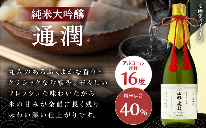 【名入れオリジナル日本酒】 純米大吟醸 「通潤」 720ml【通潤酒造株式会社】 [YAN071]