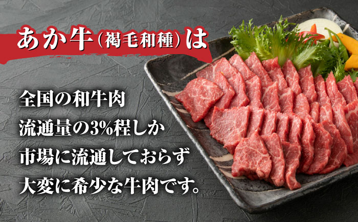 【全3回定期便】 肥後の赤牛 焼肉用 500g やきにく 焼き肉 贅沢 熊本 赤牛 褐牛 あかうし 褐毛和種 肥後 冷凍 国産 牛肉【やまのや】[YDF013] 